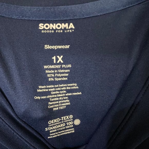 Sonoma 3-piece Pajama Set 1X - Picture 6 of 9